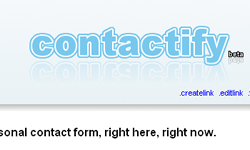 Contactify personal contact form