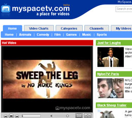 MySpaceTV launch