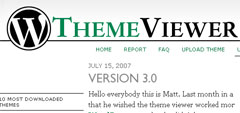 Wordpress Theme Viewer 3.0