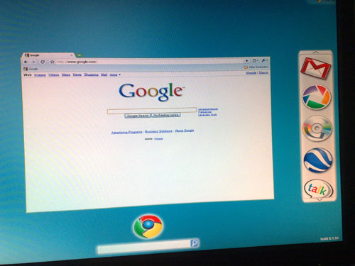 Google Chrome OS Screenshot